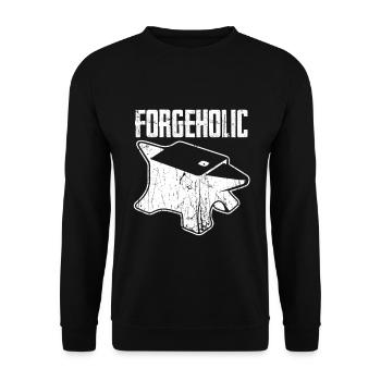 Forger - Sweat-shirt Unisexe - noir - Devant - Alina (178cm) & Michal (187cm)