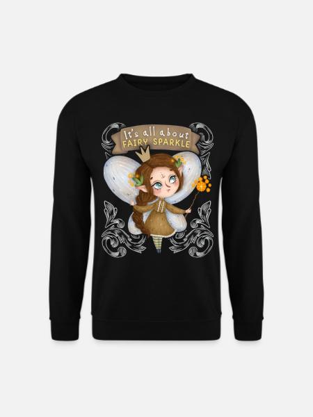 Feen, Märchenfee, Spruch, gute Fee, Fairycore - Unisex Pullover - Schwarz