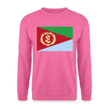 Offizielle Eritrea Flagge Eritrean Country Pride - Unisex Pullover - Pink - Vorne