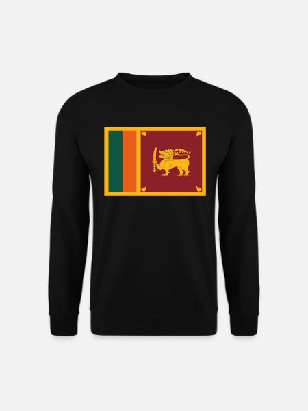 Virallinen Sri Lankan lippu Sri Lankan maaylpeys - Unisex sweater - sort