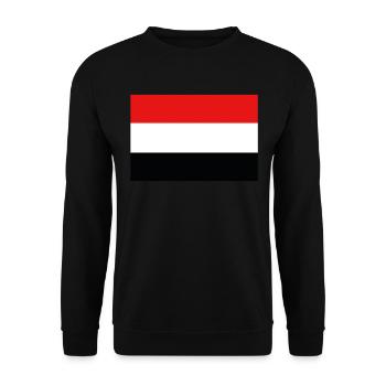 Drapeau officiel du Yémen Yémen Country Pride - Sweat-shirt Unisexe - noir - Devant - Alina (178cm) & Michal (187cm)