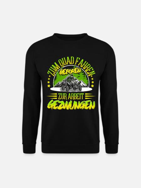 Quad ATV Offroad Quadfahrer - Unisex Pullover - Schwarz
