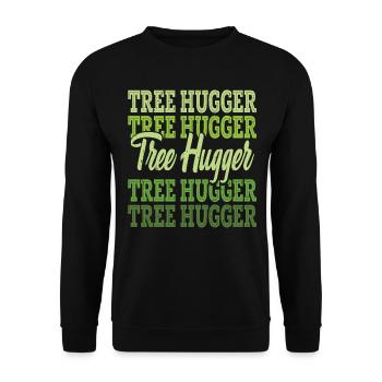 Tree Hugger Tree Protection - Sweat-shirt Unisexe - noir - Devant - Alina (178cm) & Michal (187cm)