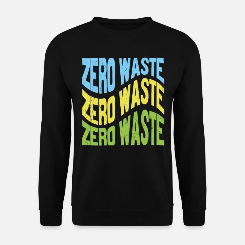 Citations motivationnelles zéro déchet - Sweat-shirt Unisexe - noir