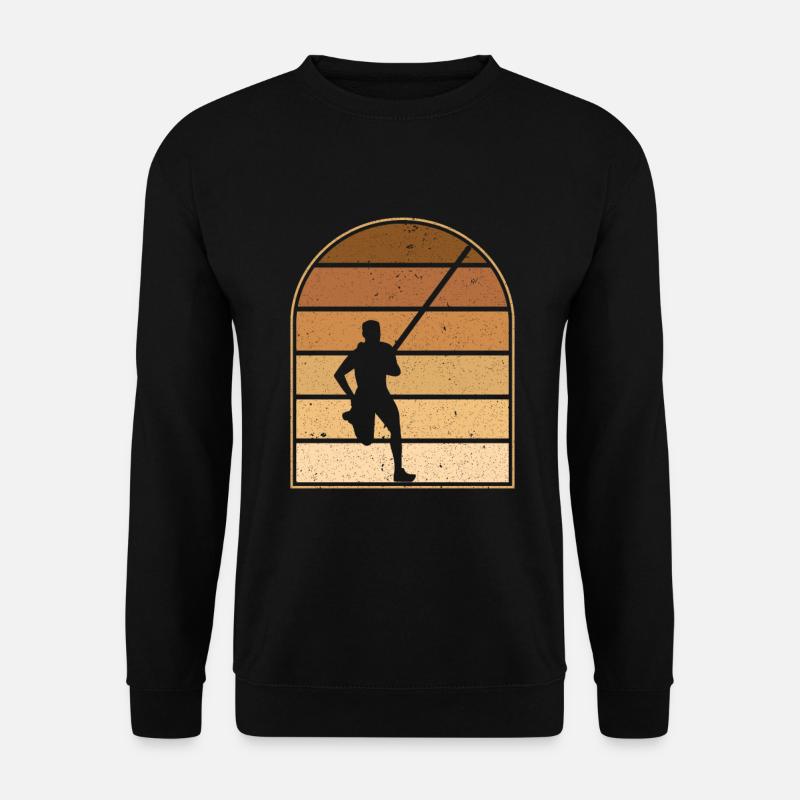 Stabhochspringer - Unisex Pullover - Schwarz