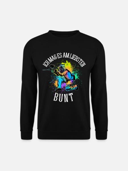Paintball - Unisex Pullover - Schwarz