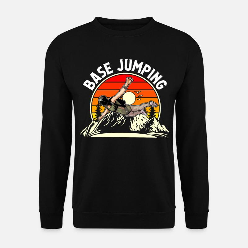 Base Jumping - Unisex Sweatshirt - black