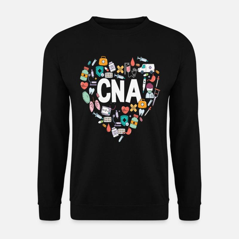 C N A Medical Quotes - Unisex Sweatshirt - black