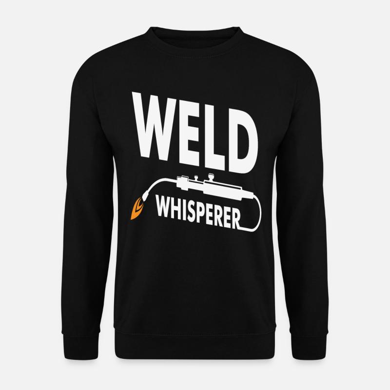 Weld Whisperer Welding Design - Unisex Sweatshirt - black