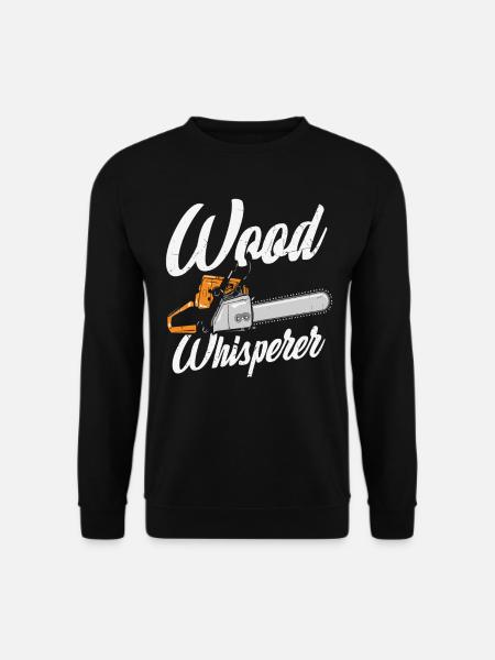 Wood Whisperer Quotes - Unisex Sweatshirt - black