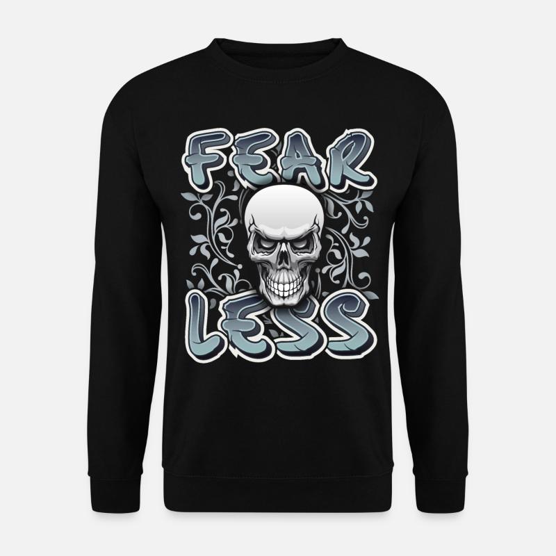 Skull, Skull, Saying - Unisex Sweatshirt - black