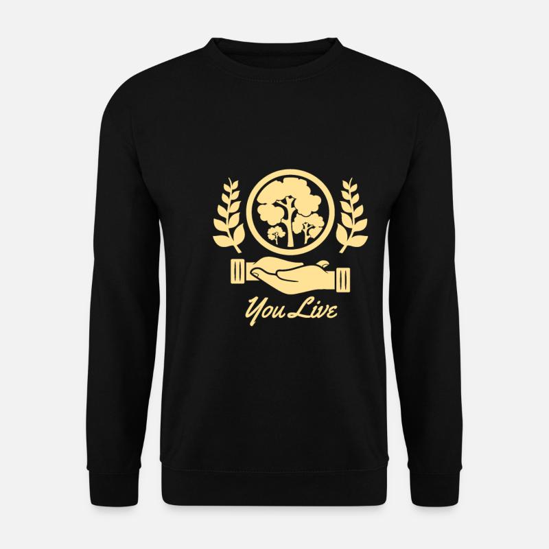 Your Live Plant Trees - Unisex Sweatshirt - black