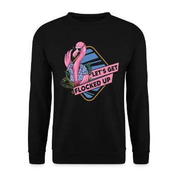 Rassemblons-nous - Sweat-shirt Unisexe - noir - Devant - Alina (178cm) & Michal (187cm)