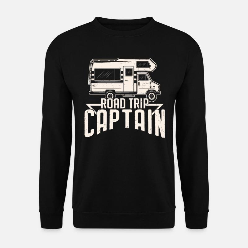 Road Trip Captain Road Trip Zitate - Unisex Pullover - Schwarz