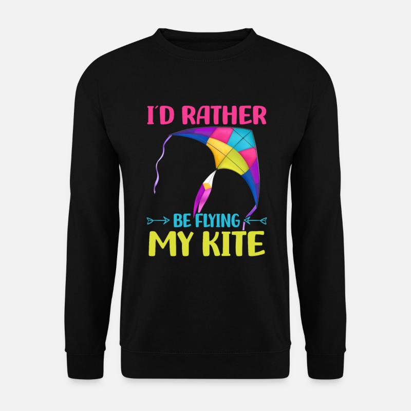 Kite flying - Unisex Sweatshirt - black