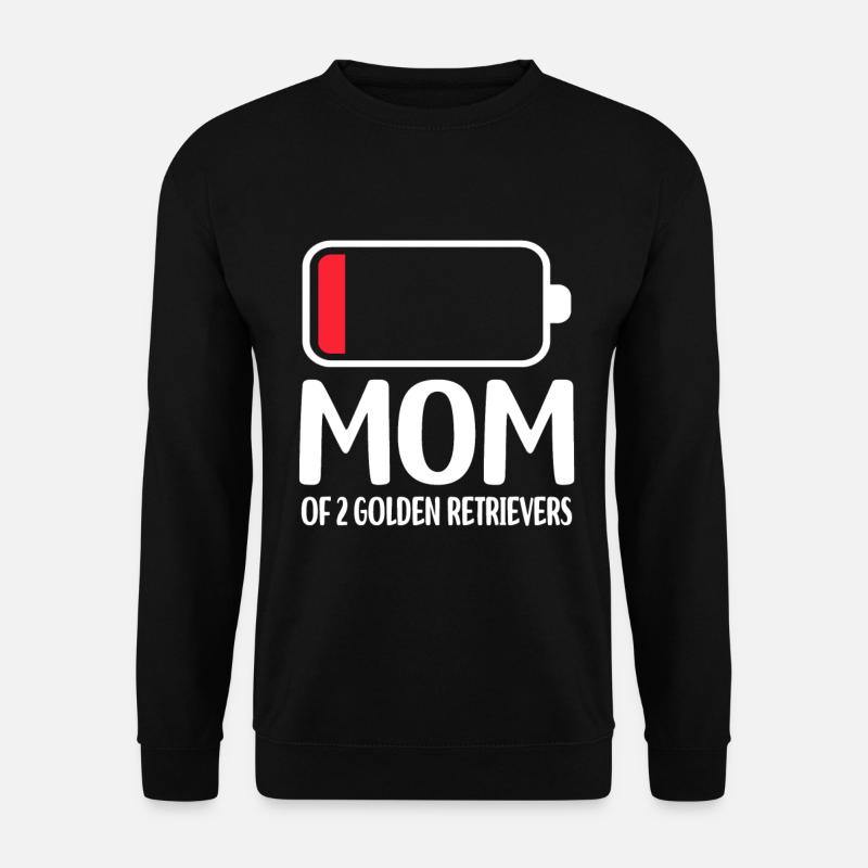 Chiens Golden Retriever - Sweat-shirt Unisexe - noir