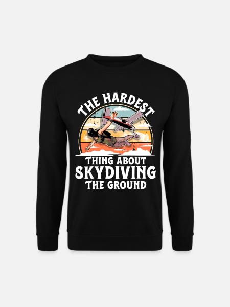 Skydiving Parachuting Parachute - Unisex Sweatshirt - black