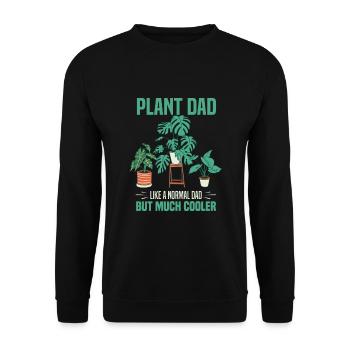 Hobby gardener | Plant Lovers Plant Gift - Unisex Sweatshirt - black - Front - Alina (178cm) & Michal (187cm)