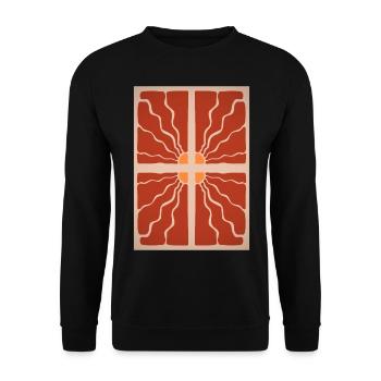 Art Nouveau, Arts & Crafts, Aesthetic, Vintage-1900 - Unisex Sweatshirt - black - Front - Alina (178cm) & Michal (187cm)