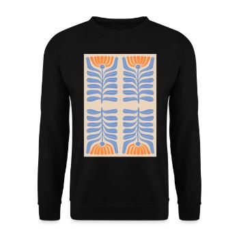 Art Nouveau, Arts & Crafts, Aesthetic, Vintage-1900 - Unisex Sweatshirt - black - Front - Alina (178cm) & Michal (187cm)