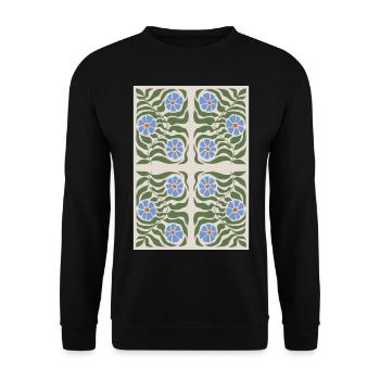Art Nouveau, Arts & Crafts, Aesthetic, Vintage-1900 - Unisex Sweatshirt - black - Front - Alina (178cm) & Michal (187cm)