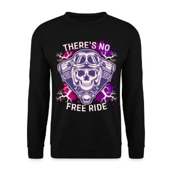 Motocycliste Skull Skull drôle de dicton - Sweat-shirt Unisexe - noir - Devant - Alina (178cm) & Michal (187cm)