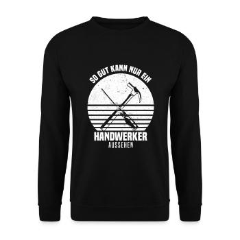 Maurer - Unisex Pullover - Schwarz - Vorne - Alina (178cm) & Michal (187cm)