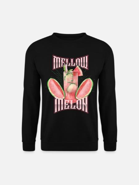 Melon,Watermelon, Melon cocktail, Saying - Unisex Sweatshirt - black