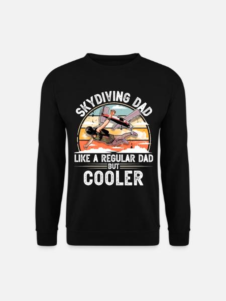 Skydiving Parachuting Parachute - Unisex Sweatshirt - black