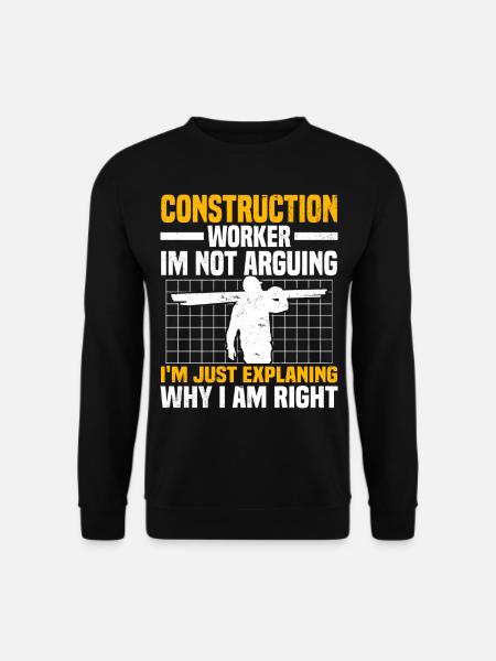 Handwerker - Unisex Pullover - Schwarz