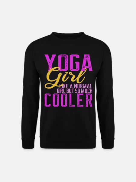 Yoga Yoga Femmes Drôle Dire Cadeau - Sweat-shirt Unisexe - noir