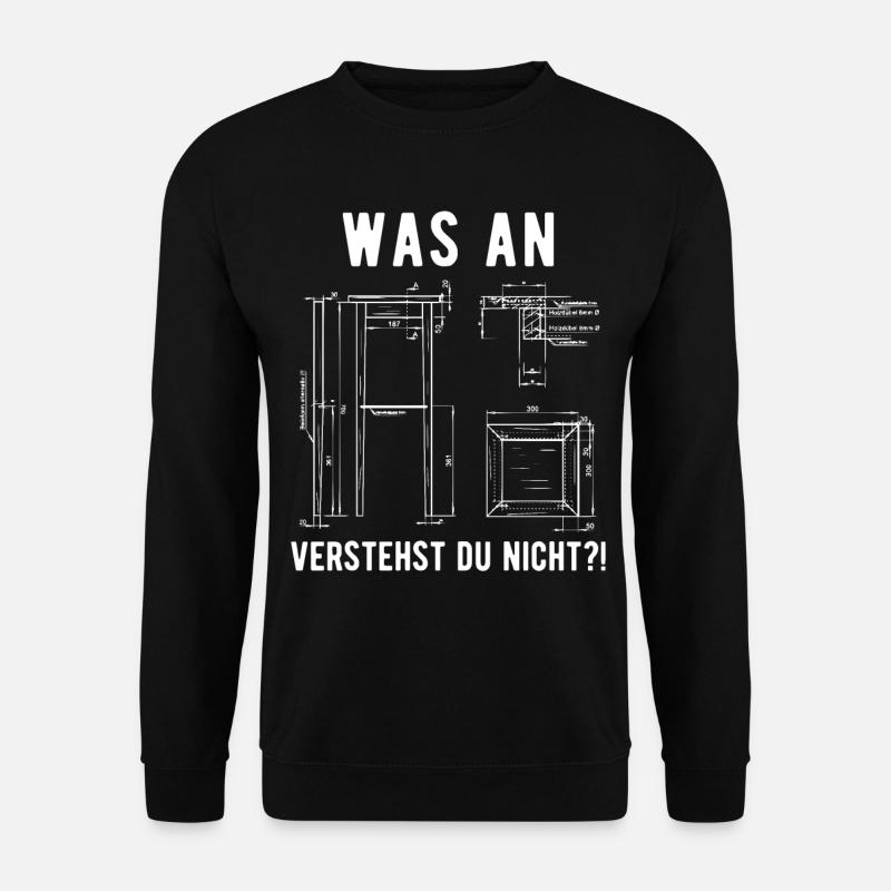 Charpentier Maître Charpentier - Sweat-shirt Unisexe - noir