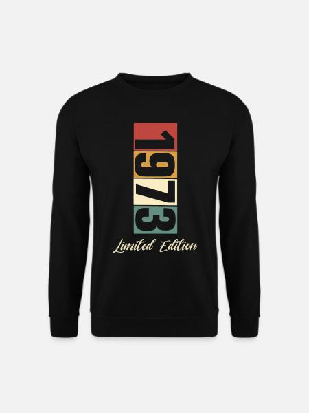 50. Geburtstag 1973 Jahrgang 50 Jahre - Unisex Pullover - Schwarz