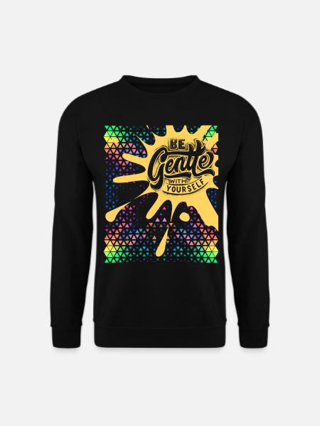 Motivation-Inspiration, Saying Self-Love - Unisex Sweatshirt - black