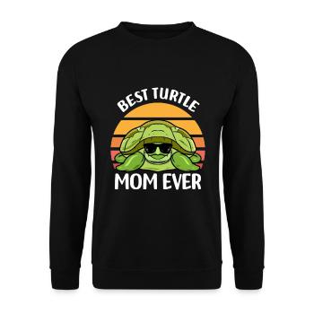 Turtle lovers gifts | Pets Animals - Unisex Sweatshirt - black - Front - Alina (178cm) & Michal (187cm)