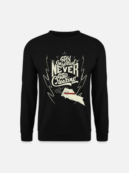 Spruch für Künstler Künstlerin Maler und Zeichner - Unisex Pullover - Schwarz