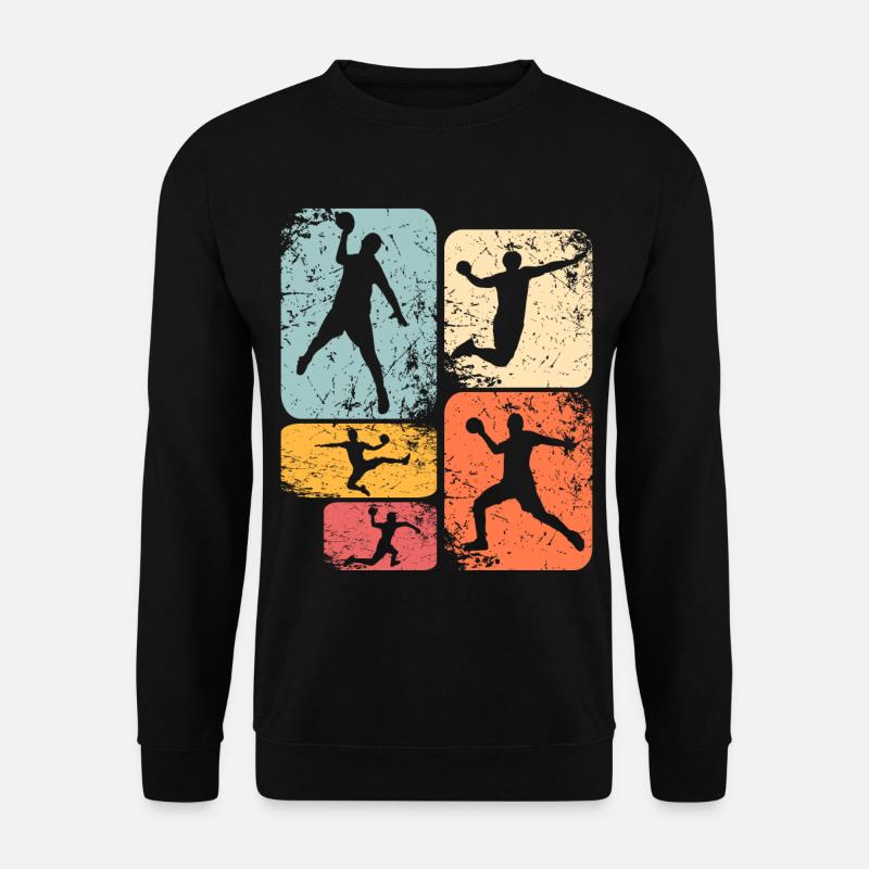 Handball Handballer - Unisex Pullover - Schwarz