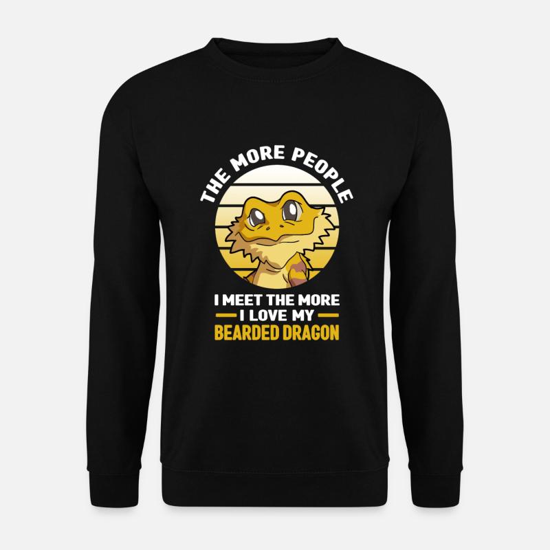Bearded dragons - Unisex Sweatshirt - black