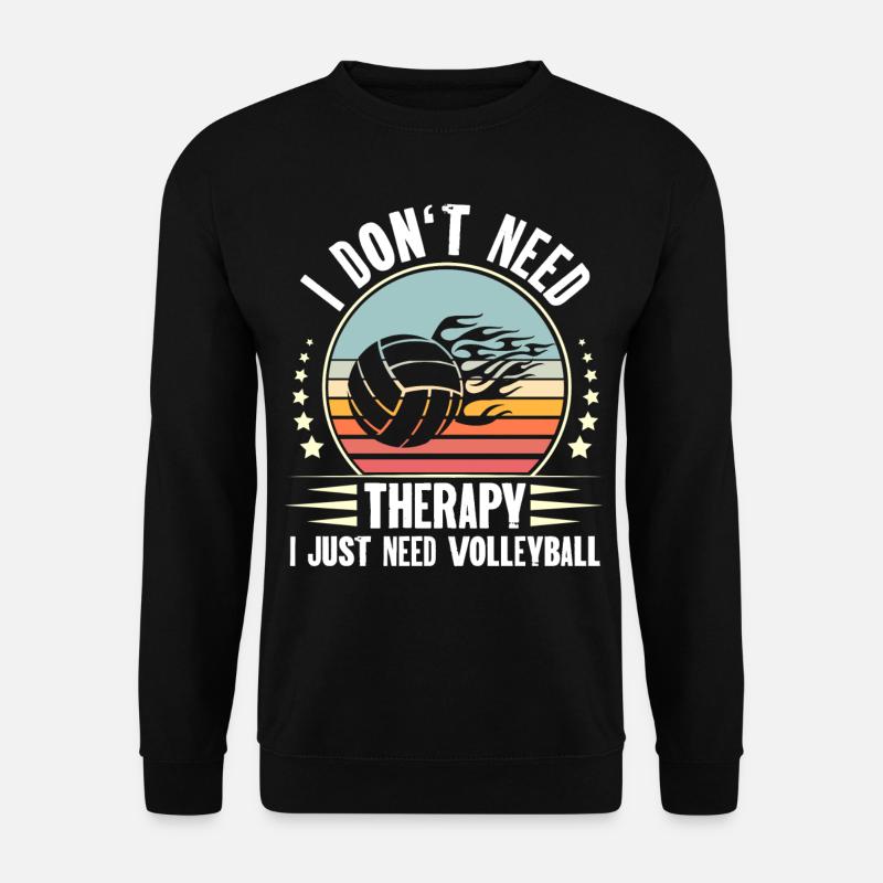 Volleyball - Unisex Pullover - Schwarz