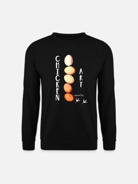 Chicken Art Chicken Holder Gift - Unisex Sweatshirt - black
