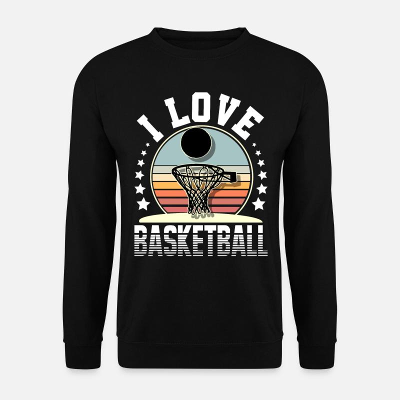 Basketball Basketballer - Unisex Pullover - Schwarz