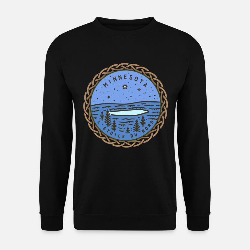 Minnesota, USA - Unisex Pullover - Schwarz