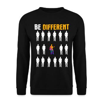Guitare Guitariste Guitariste Musicien Cadeau - Sweat-shirt Unisexe - noir - Devant - Alina (178cm) & Michal (187cm)