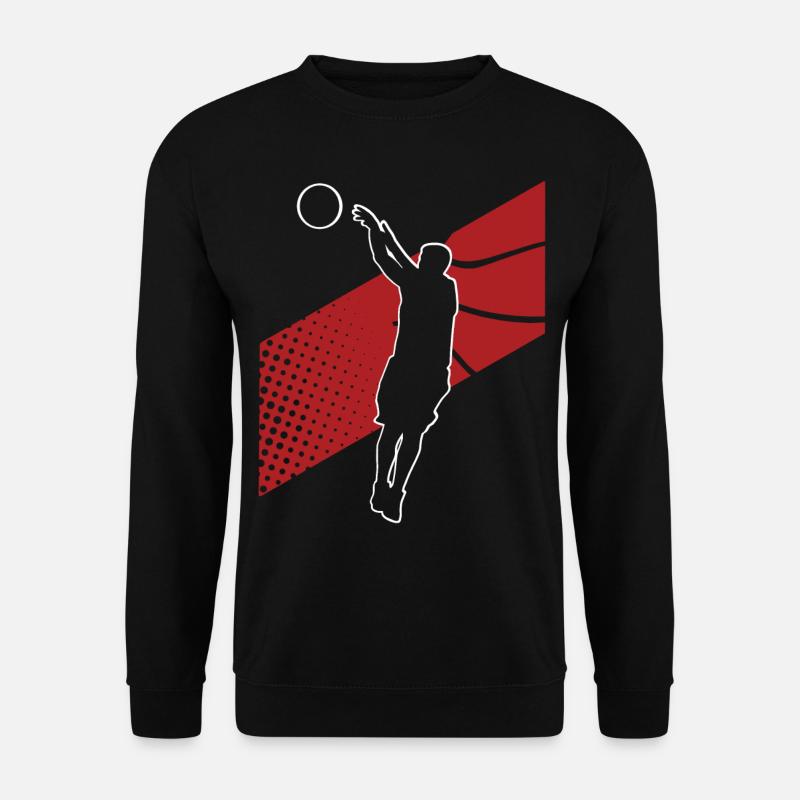 Basketball Basketballer - Unisex Pullover - Schwarz