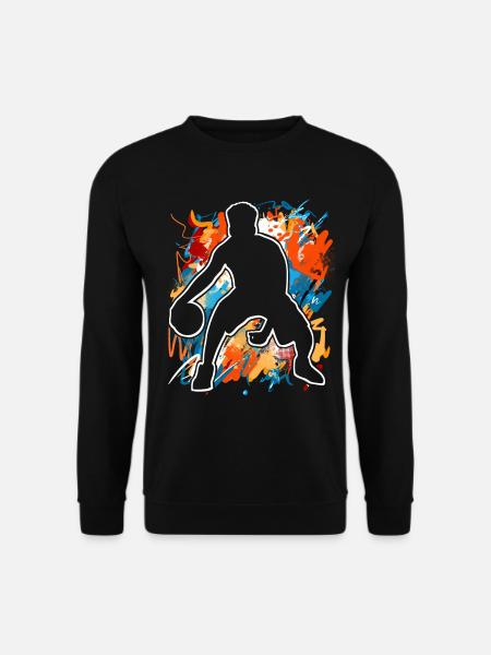 Basketball Basketballer - Unisex Pullover - Schwarz
