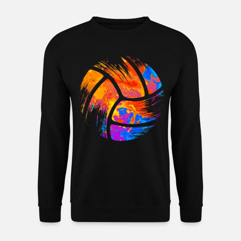 Volleyball Volleyballspieler Beachvolleyball - Unisex Pullover - Schwarz