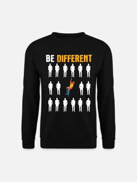 Gym Workout Klettern lustig Geschenk - Unisex Pullover - Schwarz