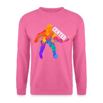 Icehockey Icehockeyspieler Center Geschenk - Unisex Pullover - Pink - Vorne