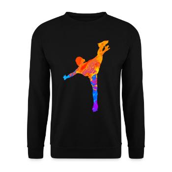 Figure skating Figure skating - Unisex Sweatshirt - black - Front - Alina (178cm) & Michal (187cm)