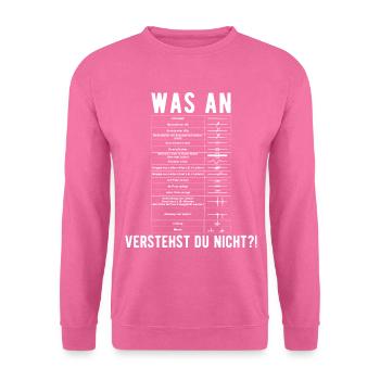 Elektroinstallateur Elektrotechnik Elektromeister - Unisex Pullover - Pink - Vorne